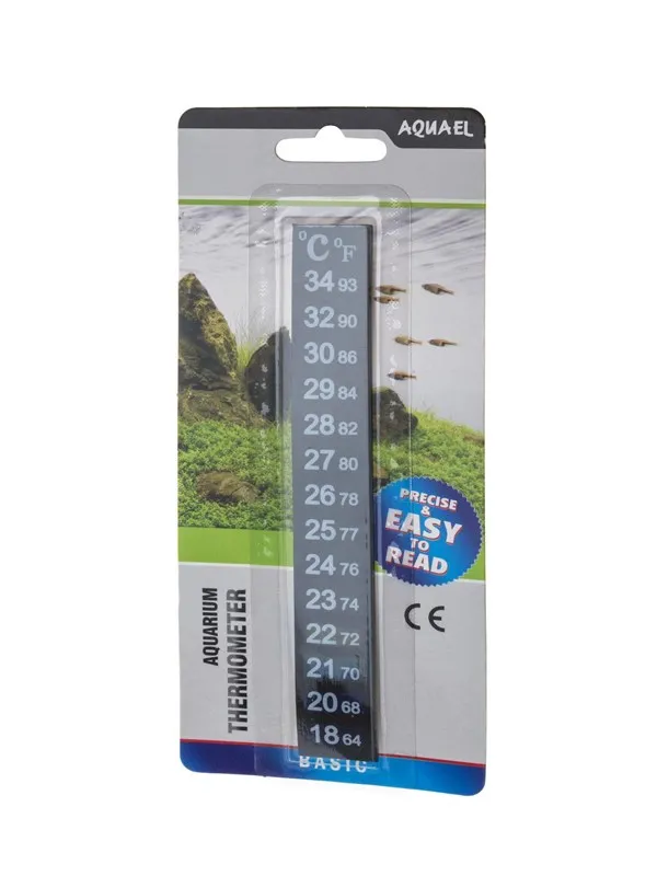 AQUAEL T9 Selvklebende termometerstrimmel til akvarium & terrarium