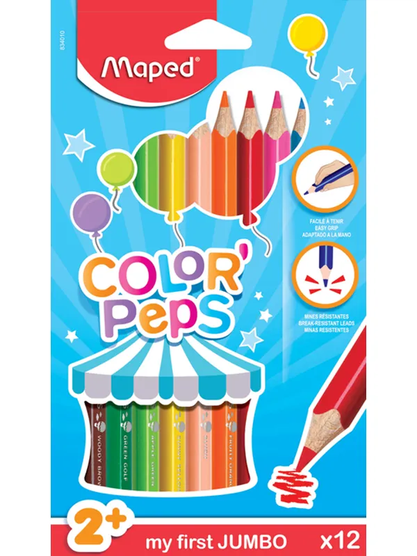 Maped Color'Peps My first Jumbo Colour pencils x12