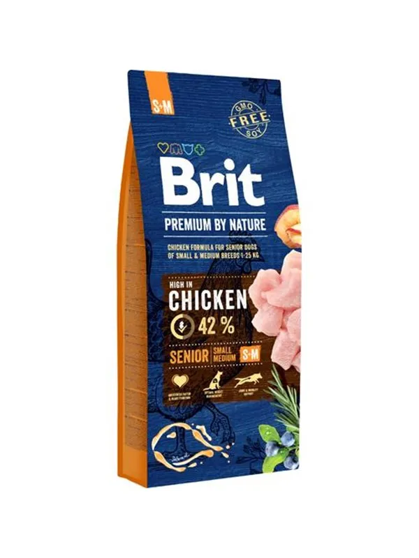Brit Premium by Nature Senior S+M 15kg