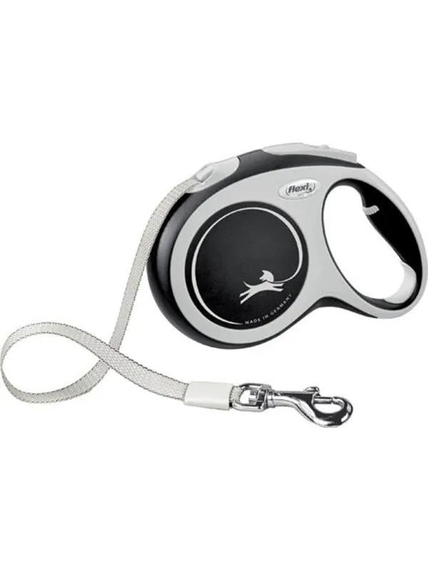 Flexi New Comfort L Tape Leash 5m 60kg Black