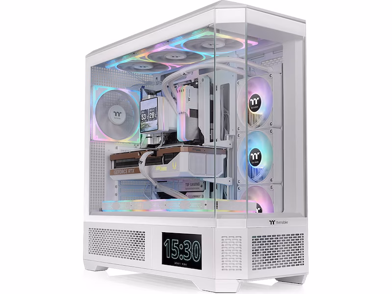 Thermaltake View 600 TG Full Tower Case - Snow White - Kabinett - Fulltower - Hvit