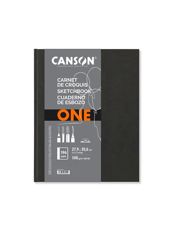 Canson One Art Book 27.9x35.6 cm 100G 98 SH Portrait Hardbound