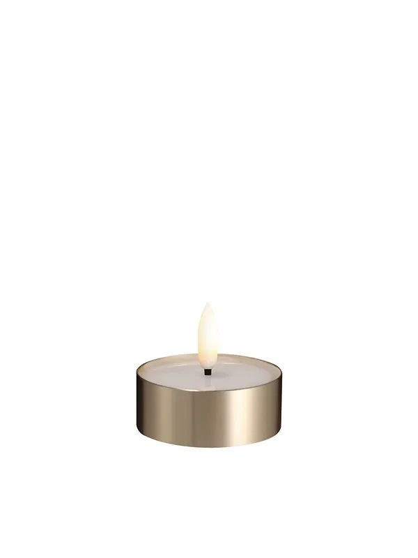 Moods & More LED Melted tealight - Metal brass finish