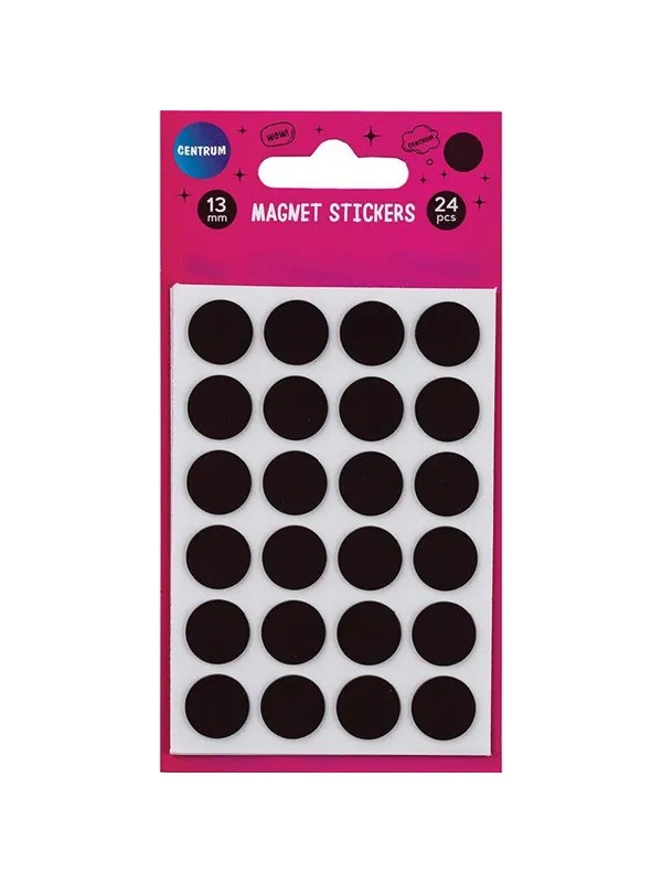Hobby Mate Magnets self-adhesive ø13mm. 48 pcs.
