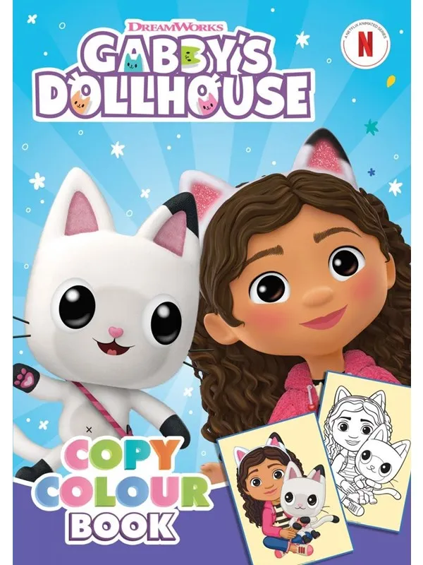 Alligator GABBY'S DOLLHOUSE Color Copy Book