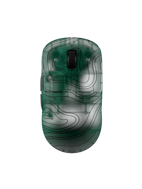 Pulsar X2 CRAZYLIGHT Mini Wireless - RandomFrankP Limited Edition - Gaming mus - Optisk - 5 - Grønn