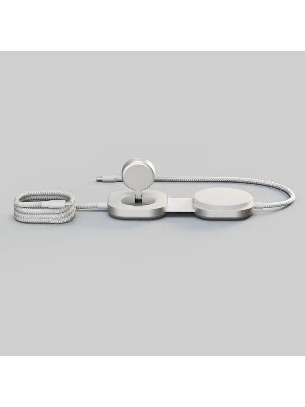 ZENS Charging Cable USB C-C Pro 3 - Magnetic Wireless Charger - White