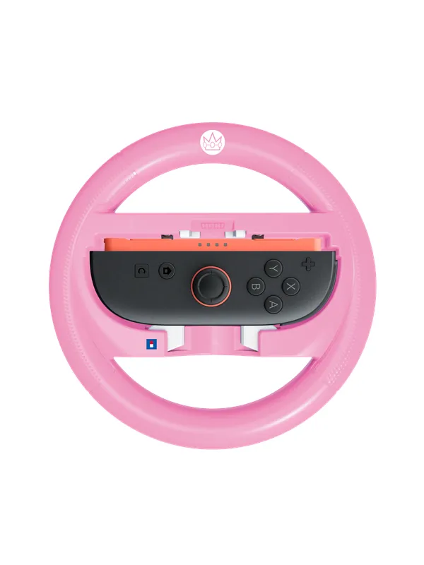 HORI Mario Kart Racing Wheel - Switch 1 & 2 - Peach - Wireless