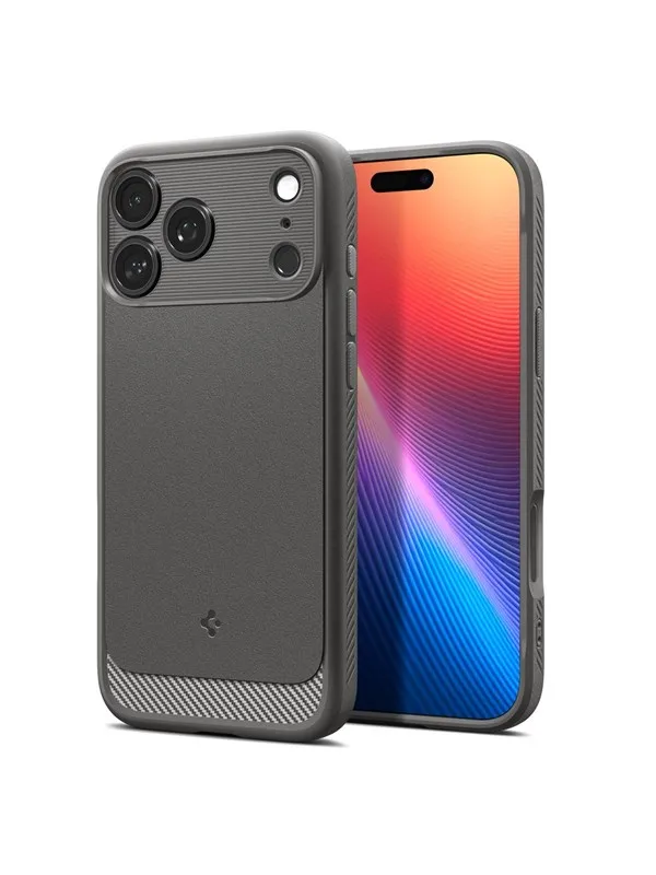 Spigen Rugged Armor MagSafe - gray - iPhone 17 Pro