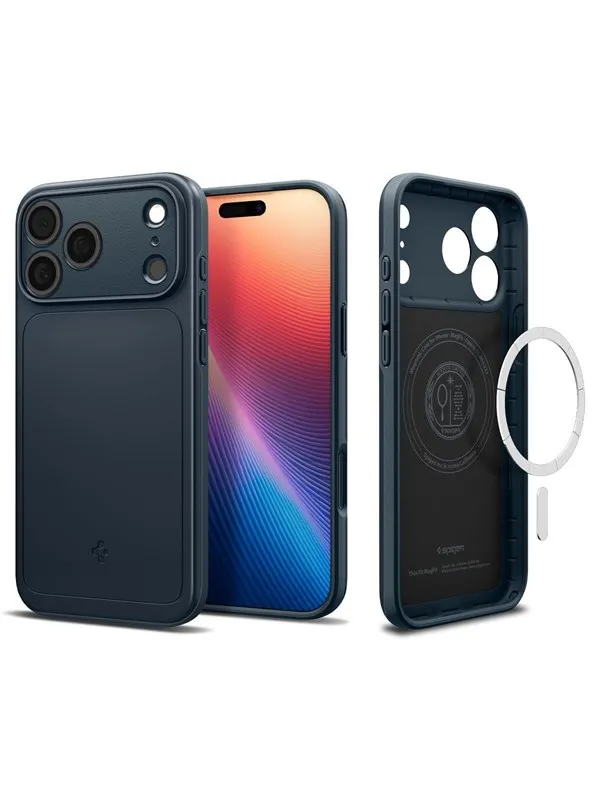 Spigen Thin Fit MagSafe - metal slate - iPhone 17 Pro Max