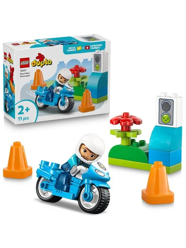 LEGO DUPLO 10471 Blå politimotorsykkel
