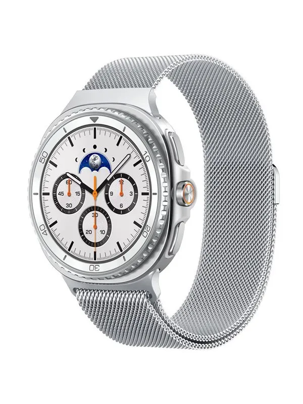 Spigen Metal Fit - silver - Samsung Samsung Galaxy Watch 8 (40/44/46mm)