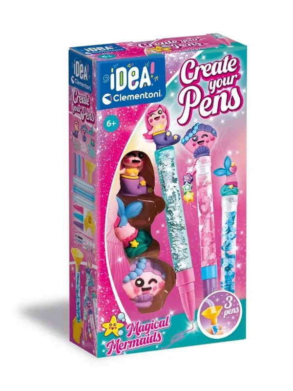 Clementoni Idea Make your own Pens - Magical Mermaids