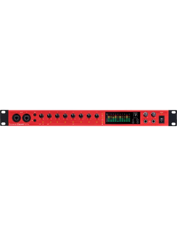 Focusrite Clarett+ 8Pre - 18 in / 8 out USB-C audio interface with analog air-circuit