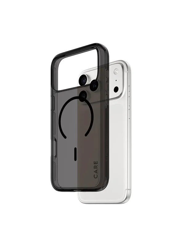 CARE by PanzerGlass Flagship Case Urban Explorer Smokey w. Black MagSafe iPhone 17 Pro Max