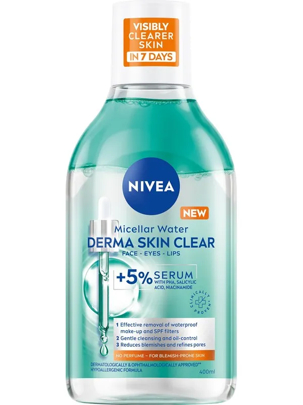 Nivea DERMA Skin Clear Serum-Infused Micellar Water 400ml