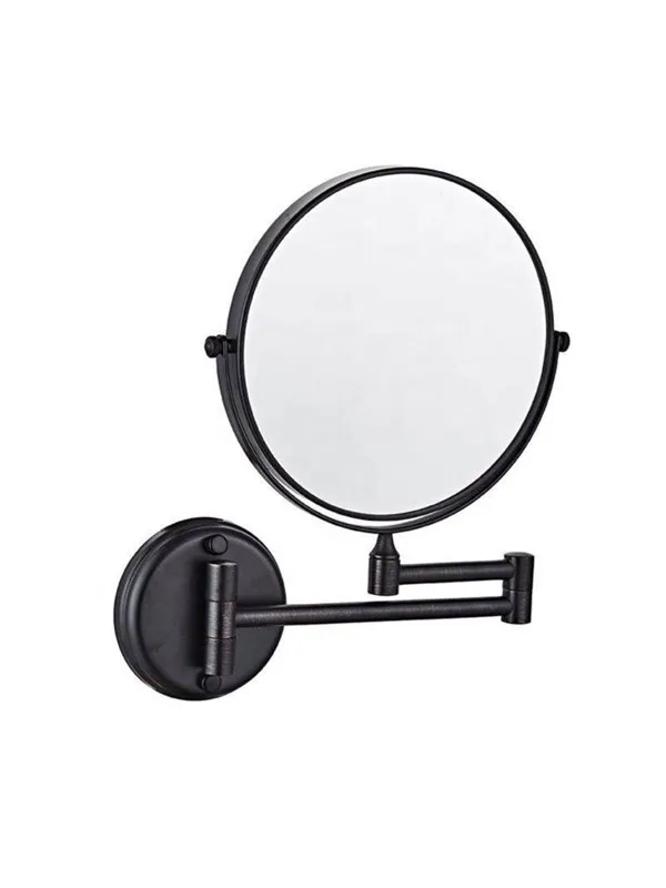 UNIQ Wall Mirror with 10x Magnification in Black