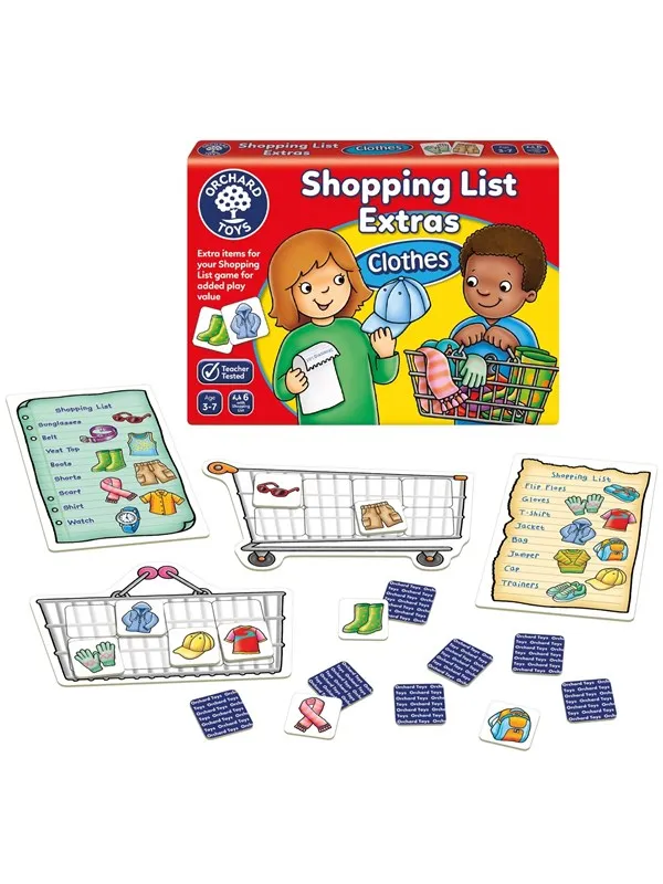 Orchard Shopping List Extras Pack Clothes