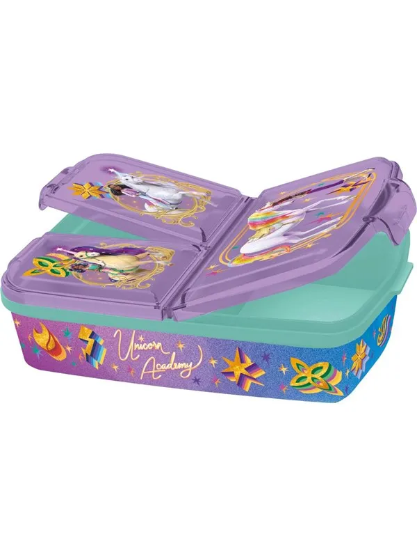 Euromic UNICORN ACADEMY Multi-compartm. lunch box