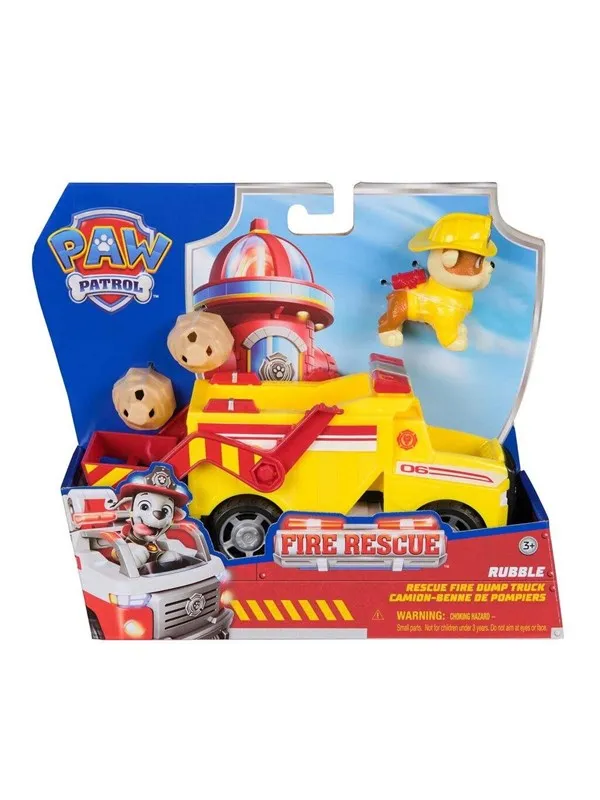 Paw Patrol Fire Rescue: Rubble Rescue Fire Dump Truck