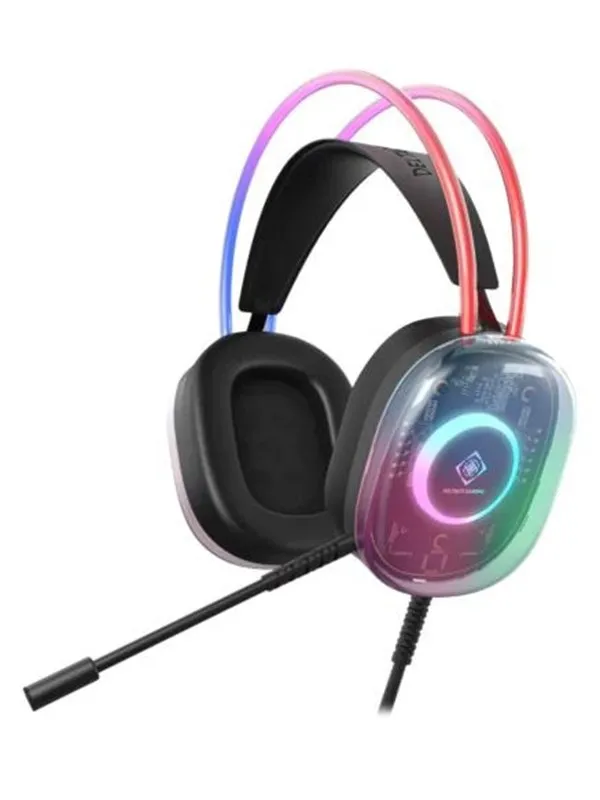 Deltaco DH230 Semi-Transparent Gaming Headset