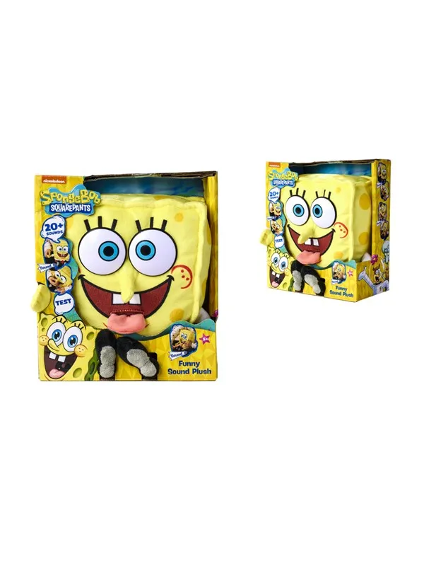 Simba SvampeBob Firkant Kosedyr med Lyd (30 cm)