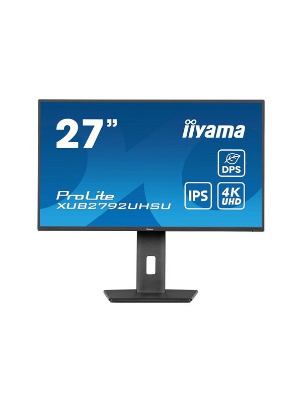 27" iiyama ProLite XUB2792UHSU-B6 - 3840x2160 - 60Hz - IPS - 15W USB-C