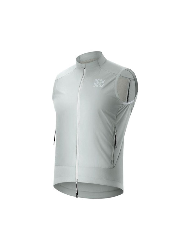 Rockbros YDMJ003 Windproof Vest Spring/Autumn Size XS - White/Gray