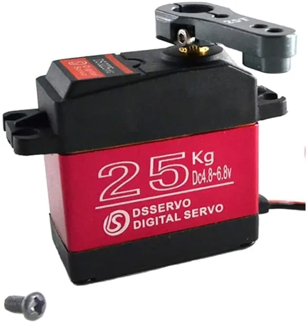Dsservo Full Metal Gear Motor DS3225 Digital Servo 25KG Høy med Servo Bil 25T for Robotisert - Tilbehør til Fjernstyrte Leker Servo
