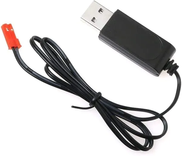JST-2P omvendt for RC-bil 4.8V 250mA Ni-MH Ni-CD-batteri - Tilbehør til Fjernstyrte Leker USB-ladekabel