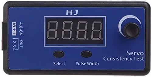 HJ Digital Servotester ESC Konsistens Tester 3 Moduser Synkronisert Utgangskontroll 4 Servoer Tilbehør til Fjernstyrte Leker Hastighetsregulator