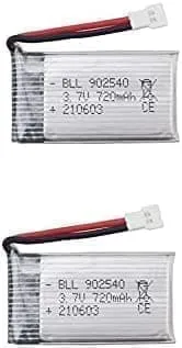 Syma 2-pakning (3,7v, 720mAh Lipo) for Rc Droner Quadcopter X5 X5C X5SC X5SW - Tilbehør til Fjernstyrte Leker Lipo-batteri