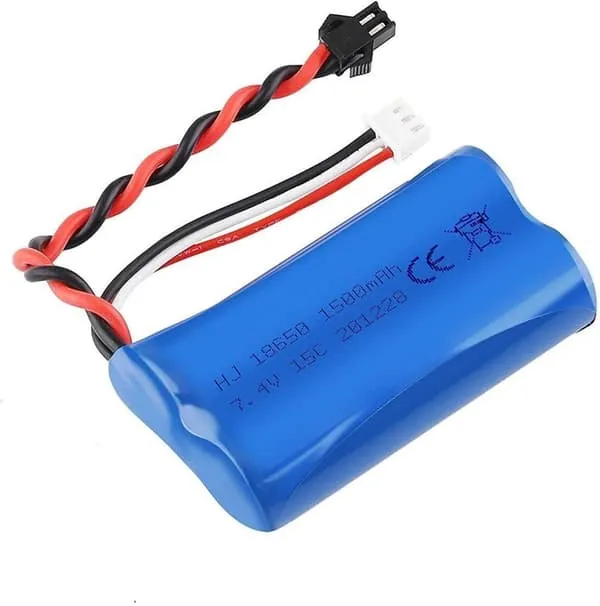 Syma 1 Stykke 1500mAh 7.4V 2S for U12A S033G Q1 H101 med SM-2P-kontakt for RC Leker Båt Bil Drone - Tilbehør til Fjernstyrte Leker Lipo Batteri
