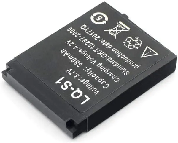 1 stk klokkebatteri Smart LQ-S1 oppladbart litiumbatteri med 380MAH kapasitet - Klokkebatterier