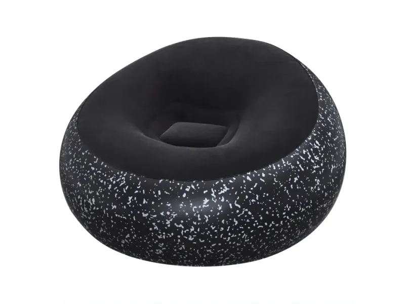 Bestway 75153, Svart, Vinyl, Velour (laptop), 100 kg, 1220 mm, 1220 mm