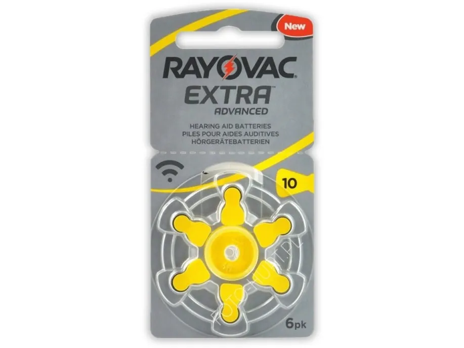 Rayovac Extra Advanced DA-10 batteri 6 stk