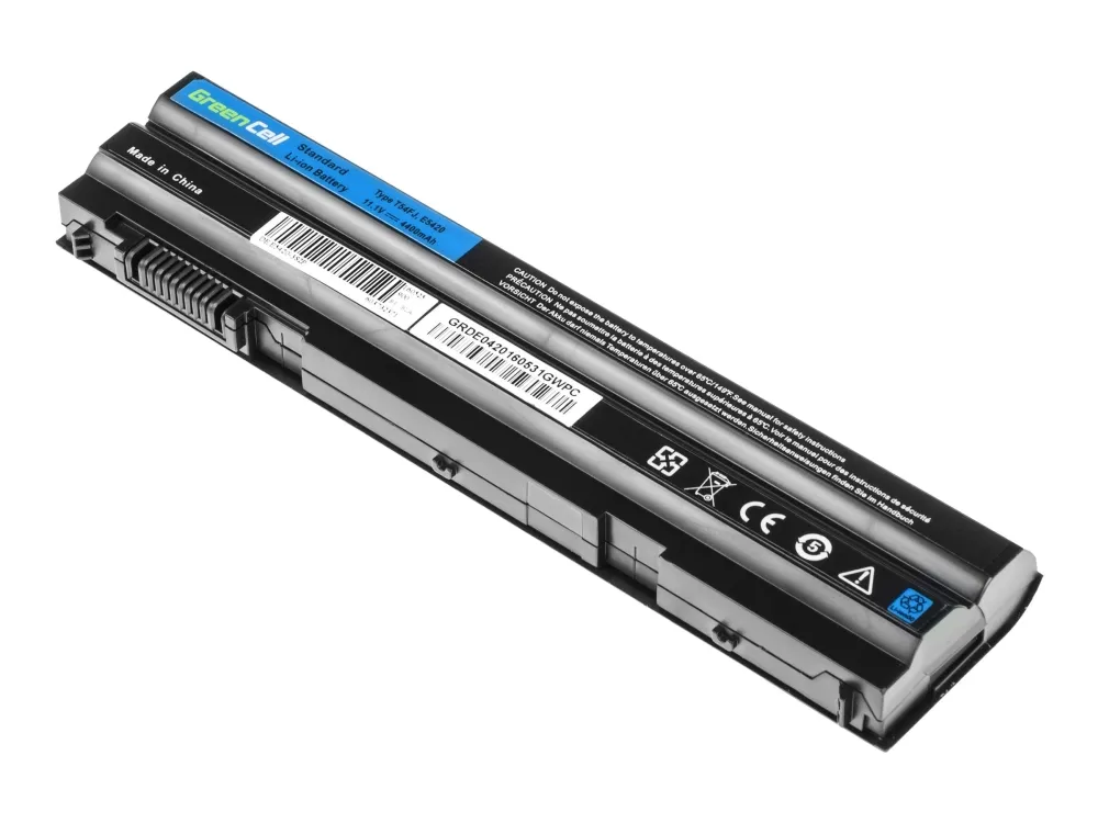 Green Cell - Batteri til bærbar PC (tilsvarer: Dell T54FJ, Dell 8858X) - litiumion - 6-cellers - 4400 mAh - svart - for Dell Latitude E5420, E5520,...