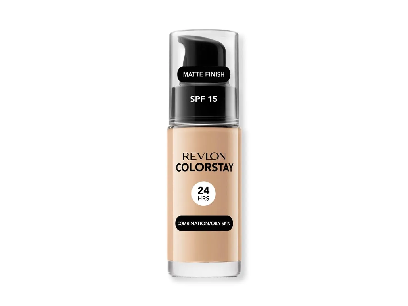 Revlon ColorStay, Pumpe flaske, Væske, Flere hudtyper, Fet hud, Medium, Cool, Beige