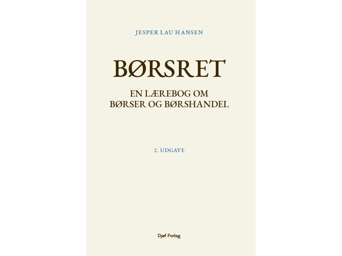Børsrett | Jesper Lau Hansen | Språk: Dansk