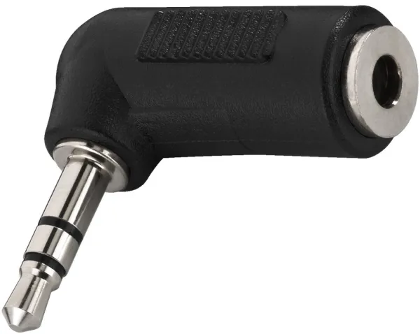 Monacor NTA-335A, 3.5 mm, 3,5 mm, Svart