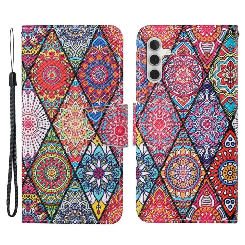 Wonderland Samsung Galaxy A54 Flippetui - Rhombus / Totem
