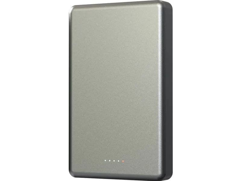 Denver PQCW-10010 trådløs powerbank 10000 mAh Fast Charge, litium USB-C®, sort, statusvisning