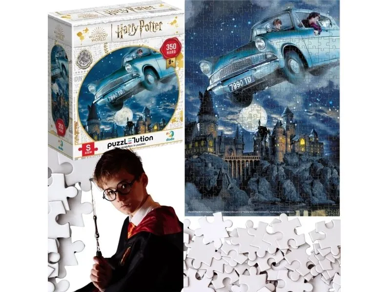 Dodo Puslespill Z motiv: "Harry Potter" - "Flyvende Ford Anglia" 350 brikker 8+