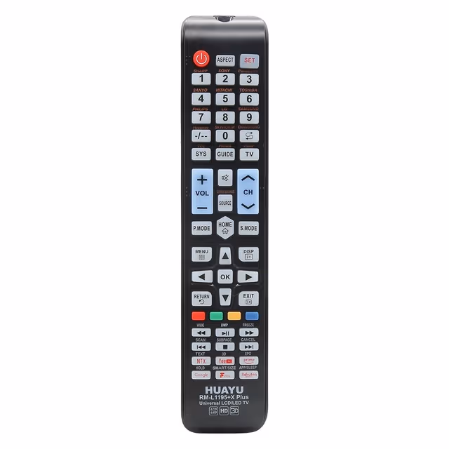 TV-fjernkontroll HUAYU RM-L1195+X PLUS Kompatibel med LCD LED-TV