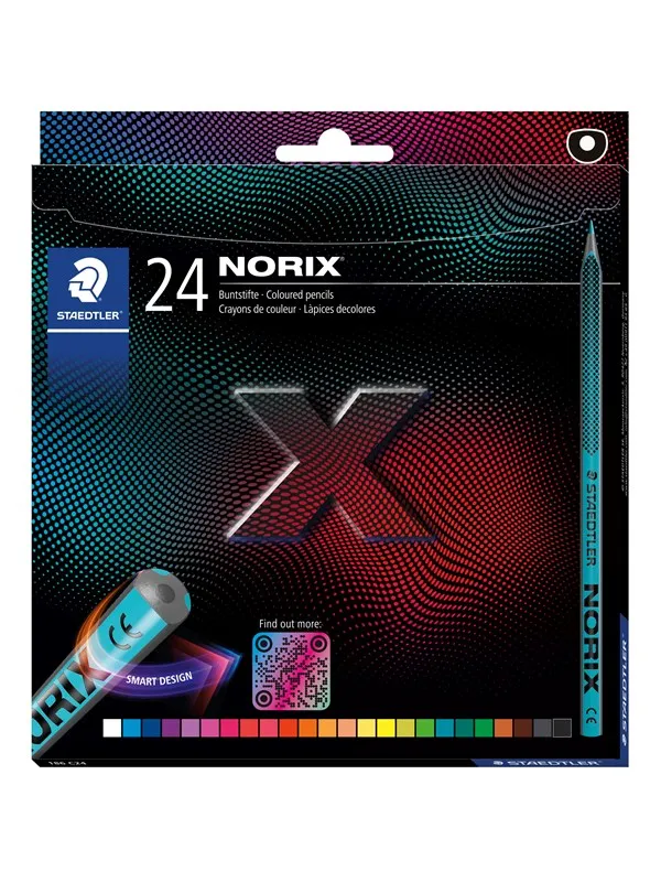 Staedtler Col. pencil NORIX 24pc   100% PEFC
