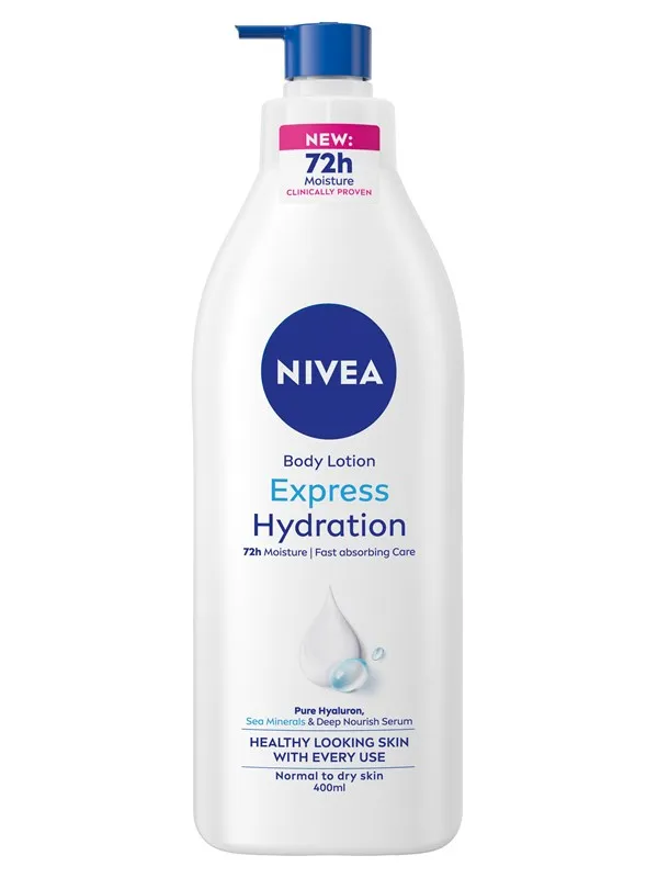 Nivea Express Hydration Body Lotion w. pump 400ml