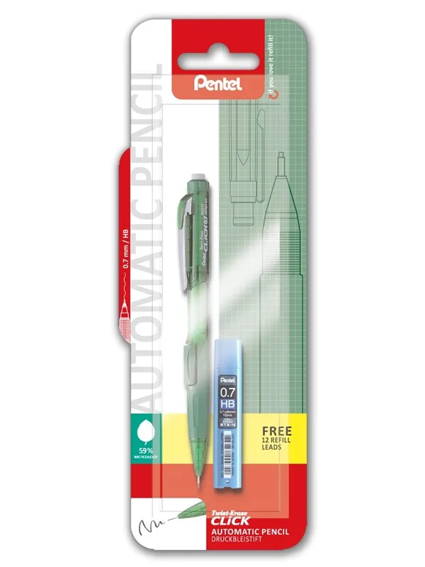 Pentel XPD277TRF/1-D Click Erase+Ain Stein lead