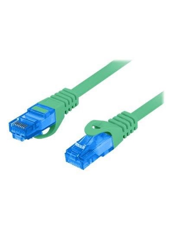 Lanberg patch cable - 0.5 m - green RAL 6024 - Blå - 0.5m