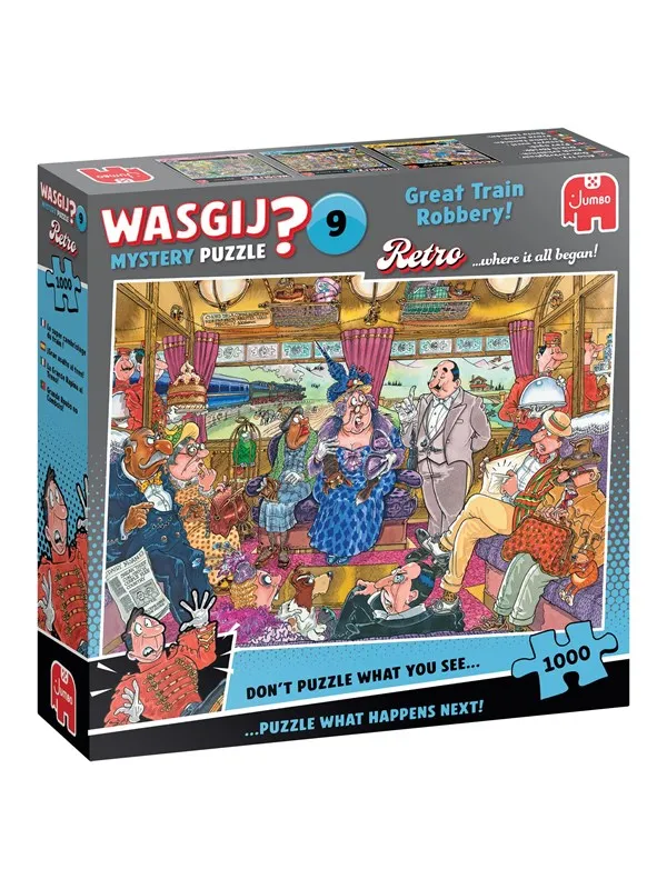 Wasgij Retro Mystery 9 The Great Train Robbery! (1000)