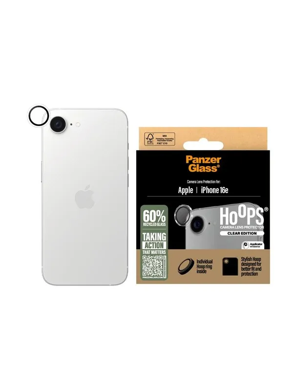 PanzerGlass Hoops® Camera Lens Protector Transparent iPhone 17e | 16e
